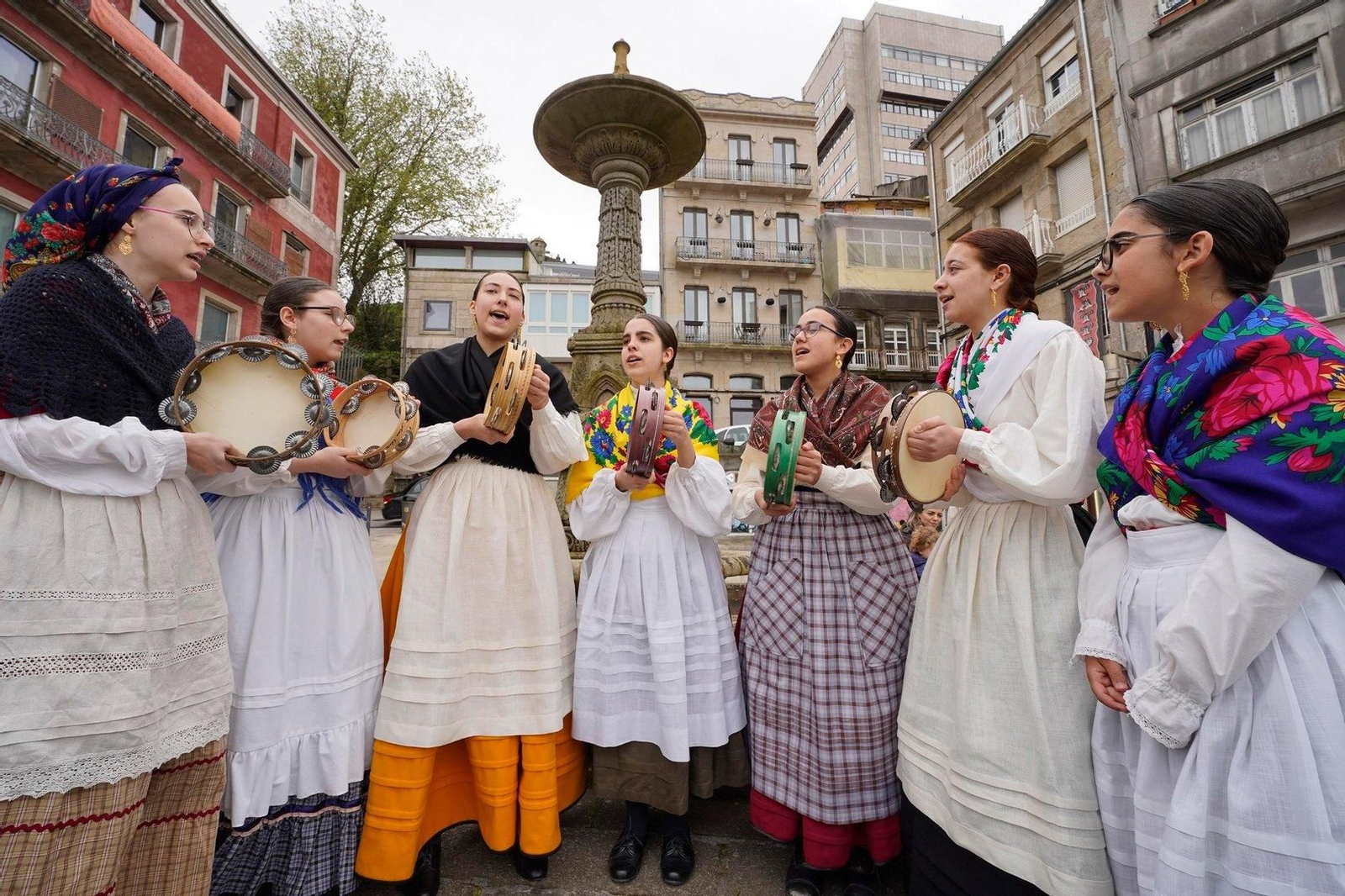 Pandereteiras en la Reconquista.