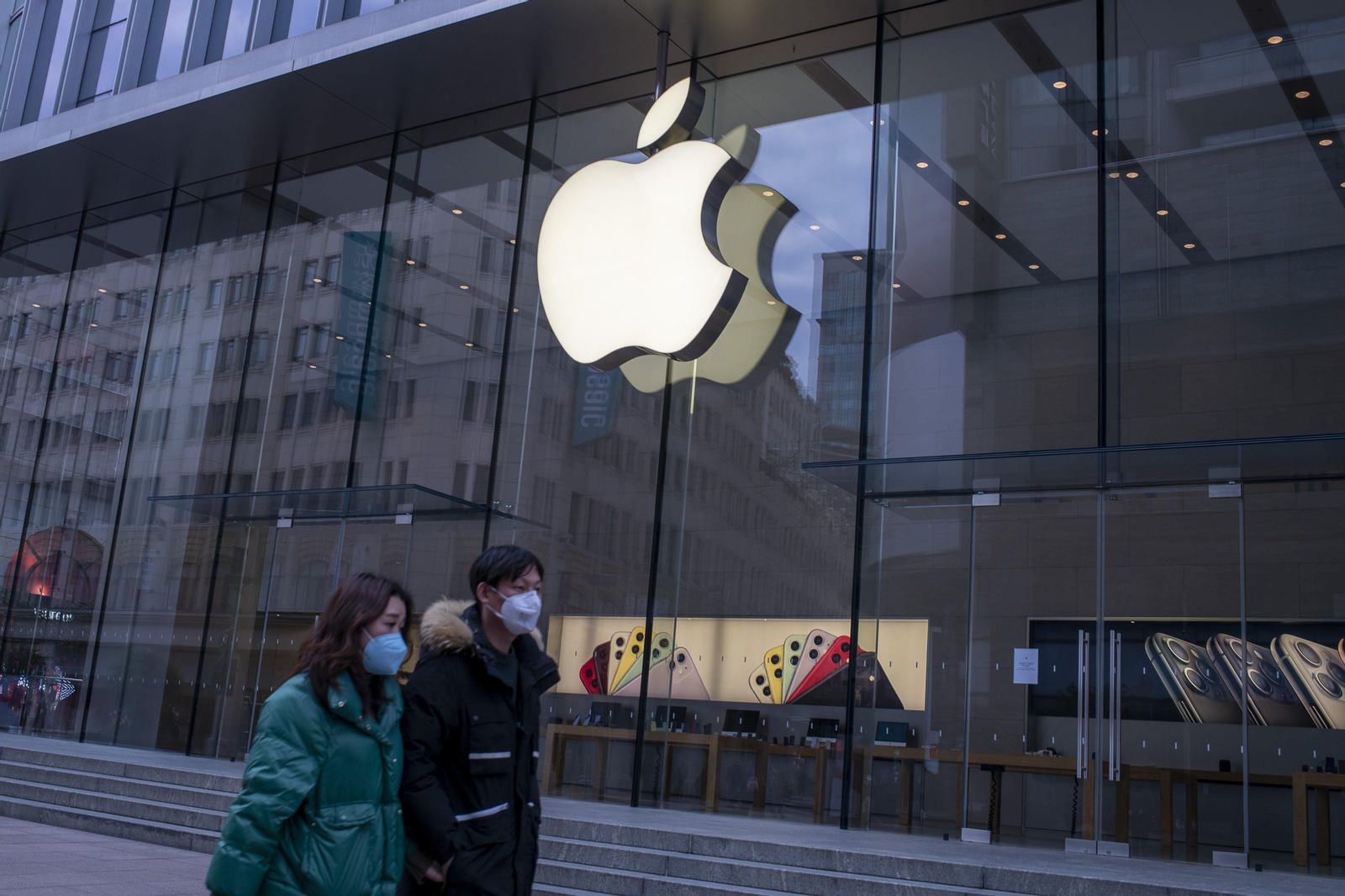 Una tienda de Apple en Shanghai, China