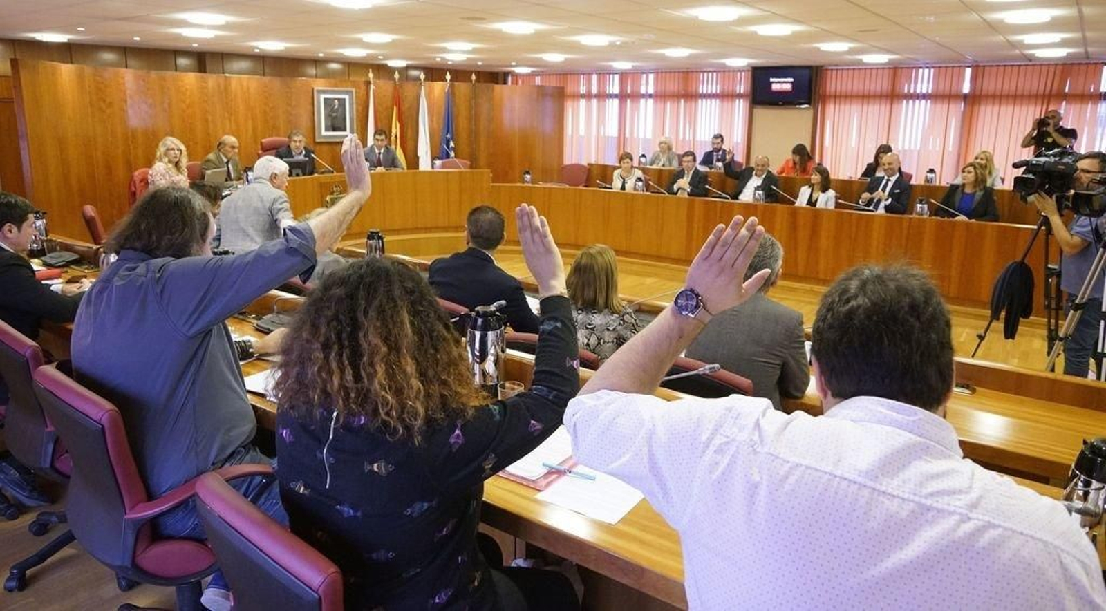 La votación de una iniciativa de Marea, que contó con el apoyo tan sólo del único concejal del BNG.