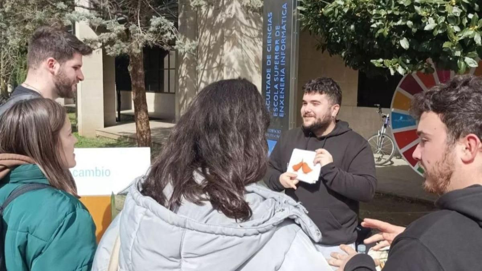 Santiago Abal, durante una de las actividades divulgativas.