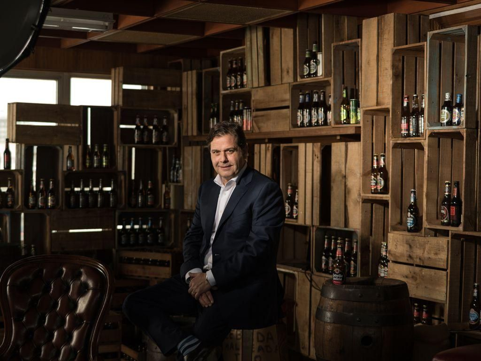 Ignacio Rivera, consejero delegado de Hijos de Rivera, en la empresa.