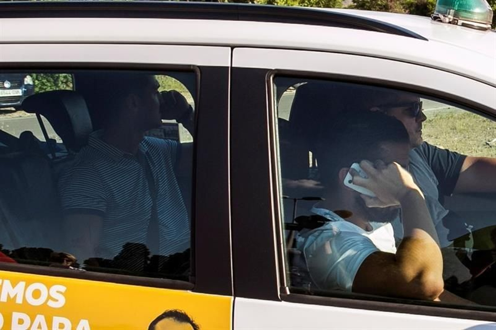 Los dos miembros de La Manada, Alfonso Jesús Cabezuelo (i) y Antonio Manuel Guerrero (d)