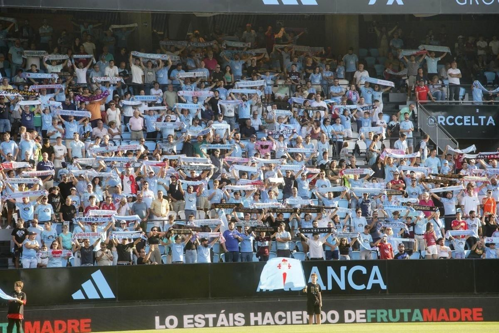 La afición del Celta pretende acudir en buen número el domingo, aunque amenaza lluvia.
