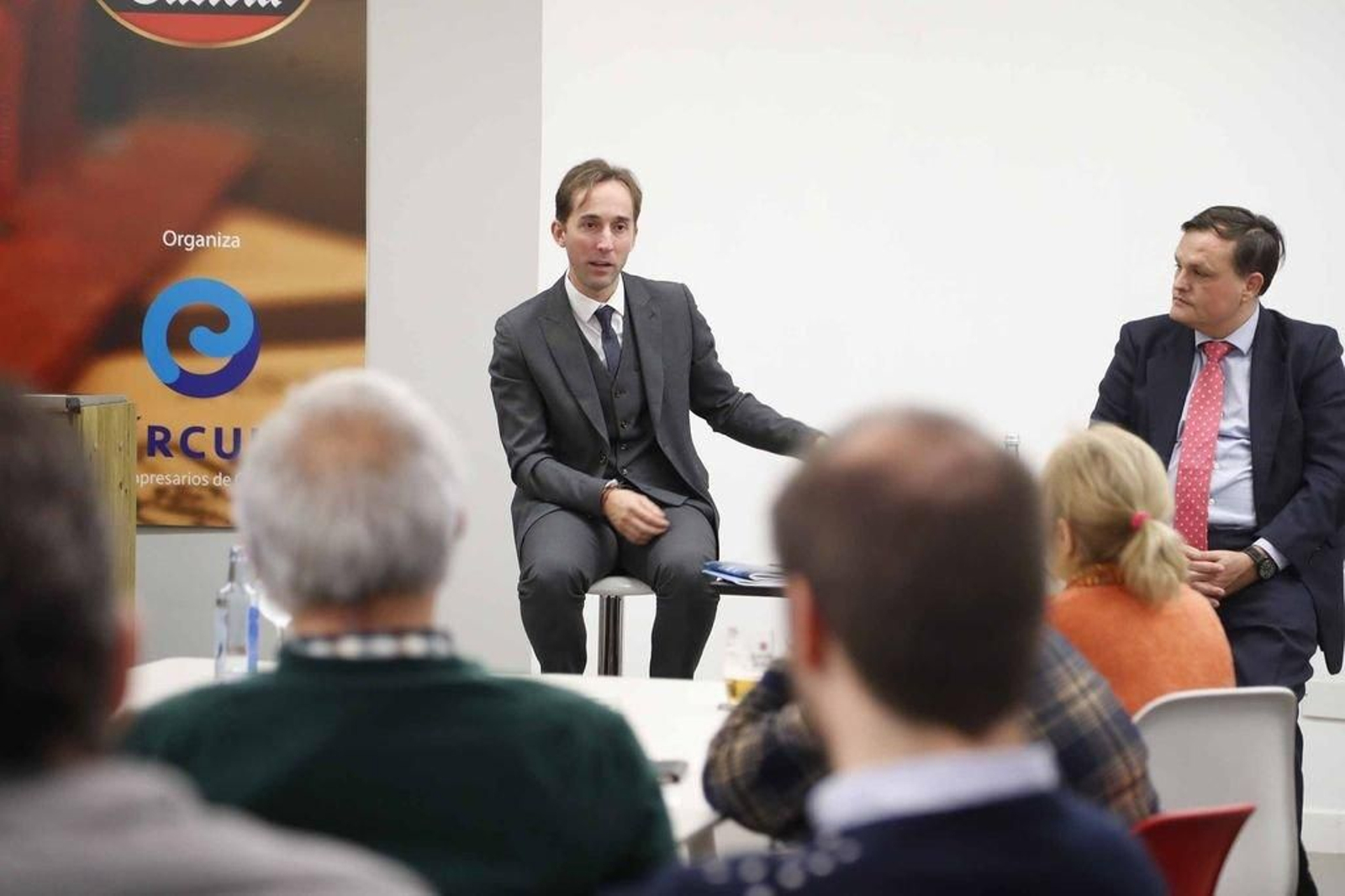 Antonio Chaves, ayer, durante su intervención en el Círculo de Empresarios de Galicia.