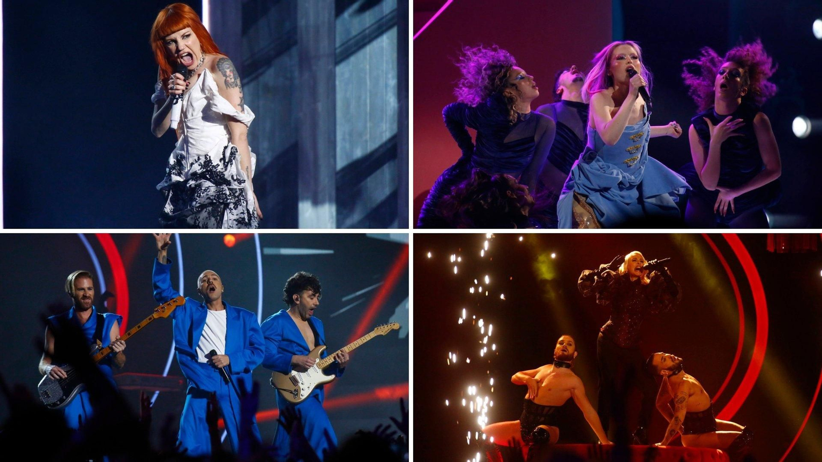 Angy Fernández, Sofía Coll, Miss Caffeína y Nebulossa fueron los primeros cuatro finalistas del Benidorm Fest 2024. // EP