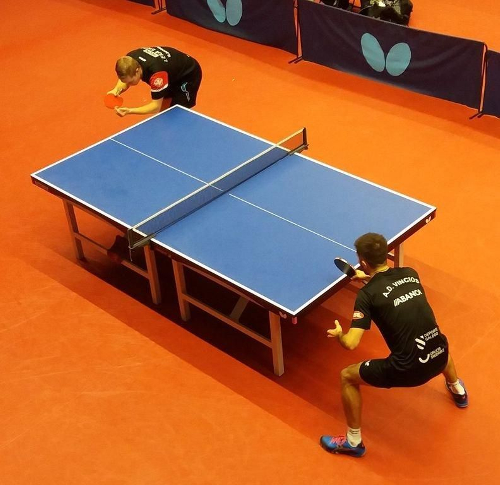 Partido entre Hampus Soderlung y Dmytro Pysar.