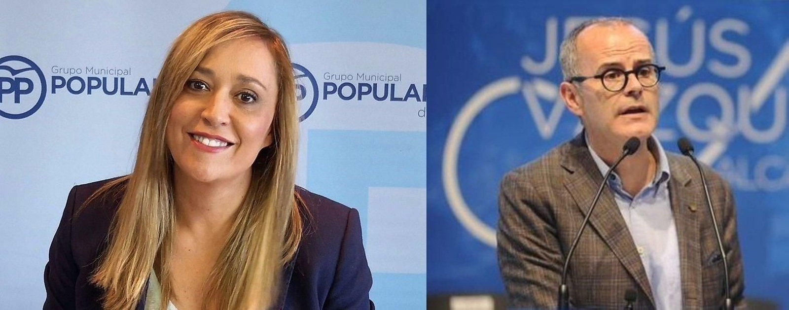 Elena Muñoz y Jesús Vázquez