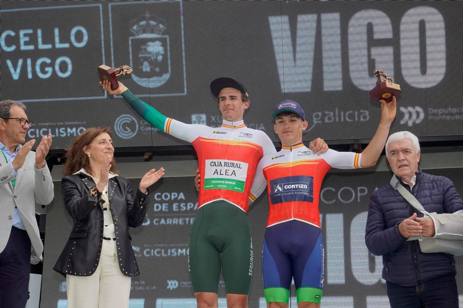 Copa de España de Ciclismo en Vigo.