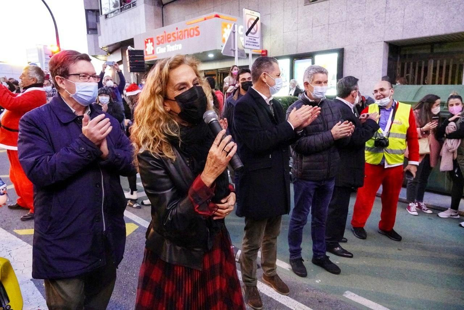 Papanoelada motera de Vigo.