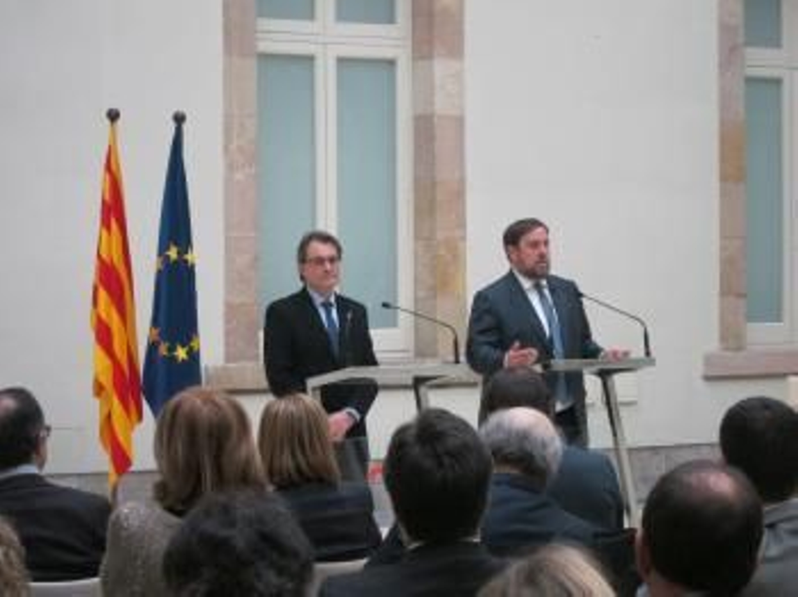 Artur Mas y Oriol Junqueras