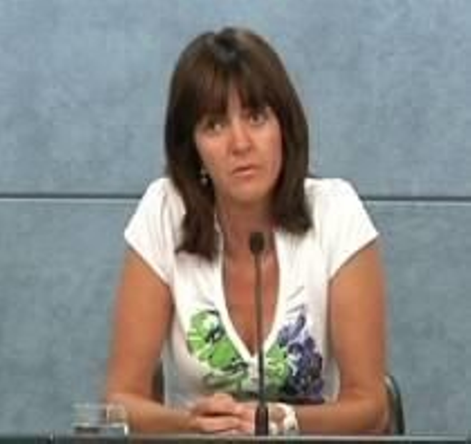 En la imagen, Idoia Mendia.