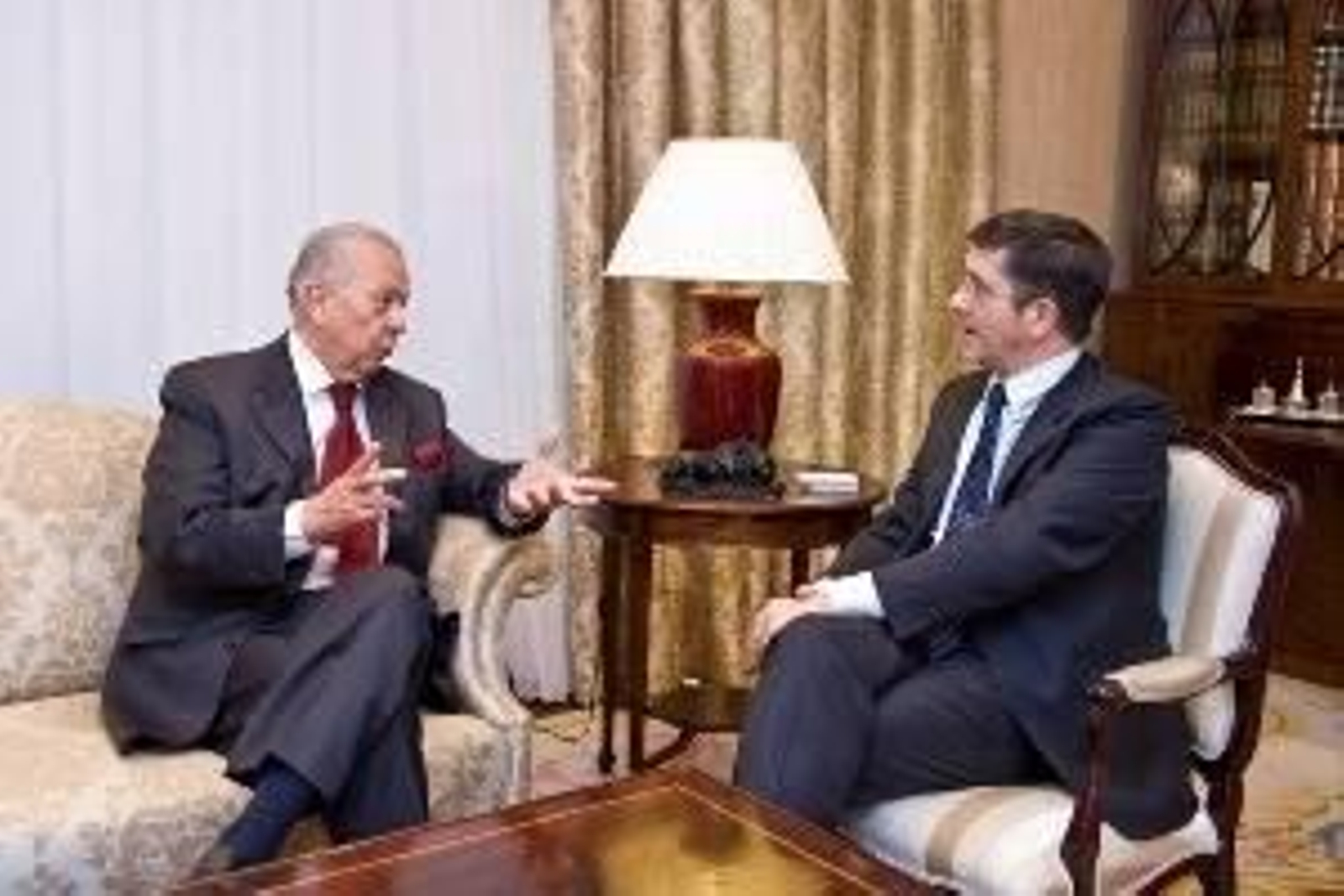 Un momento de la reunión.