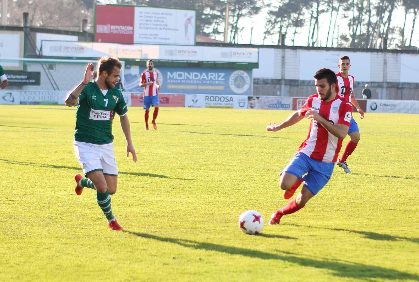 Higón anotó el primer gol.