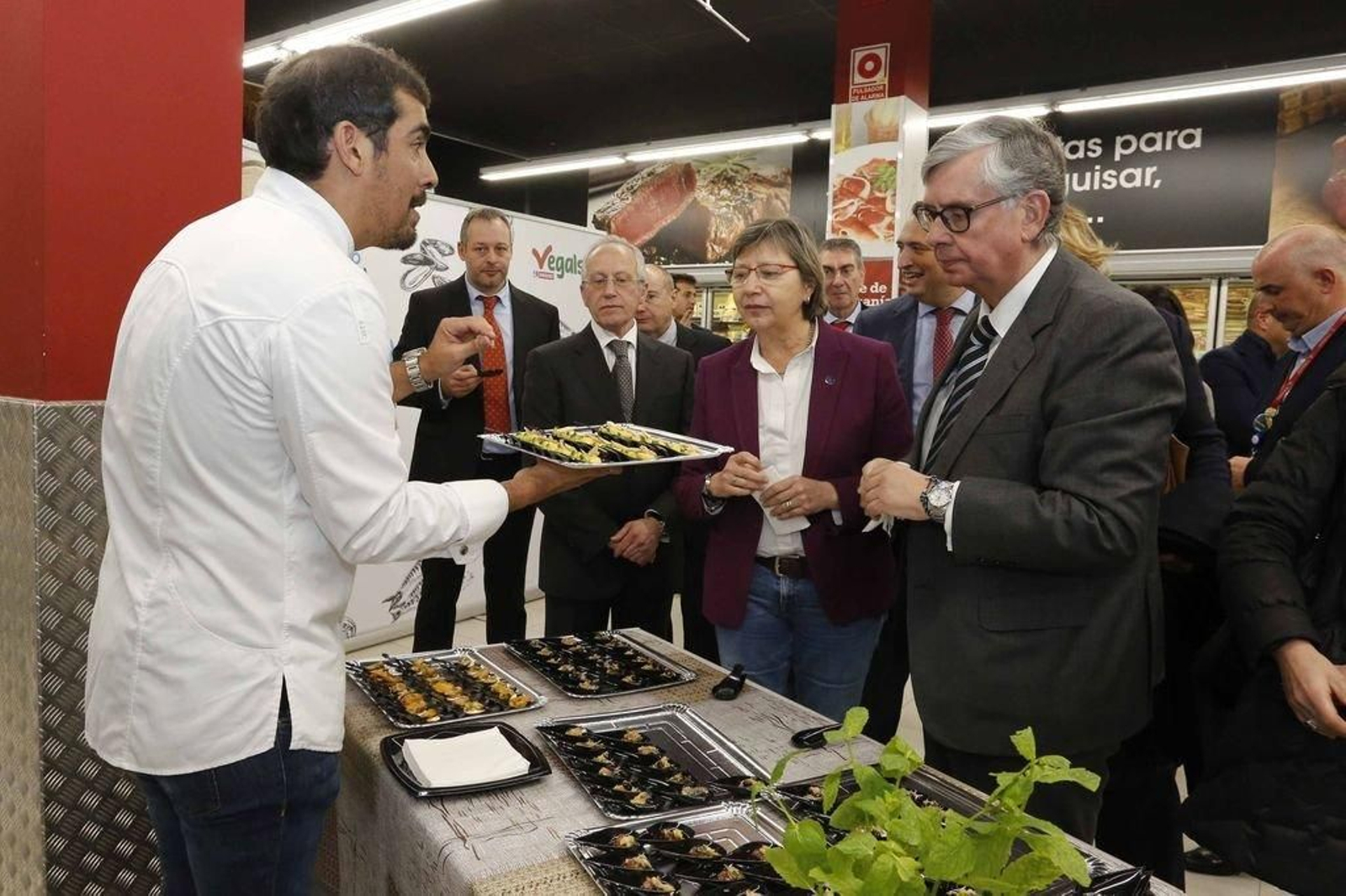 Joaquín González, Rosa Quintana y Juan Vieites en la presentación.
