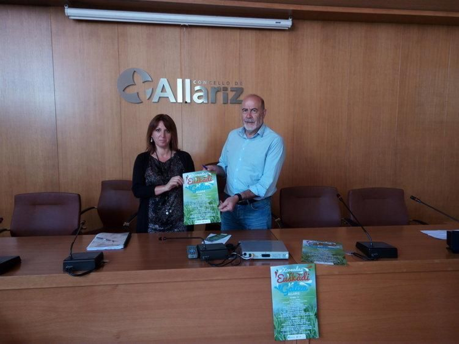 Presentación de la Jornadas con las que Allariz recordará a la emigración vasca