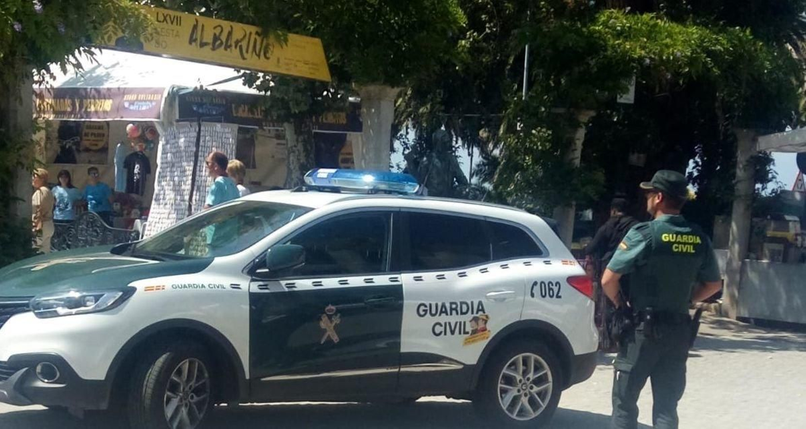 La Guardia Civil detiene por tráfico de drogas a un vecino de un vecino de Vilagarcía en la Fiesta del Albariño de Cambados