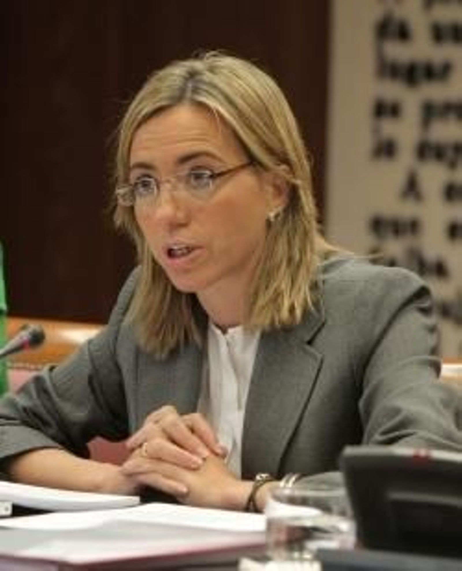 La ministra española de Defensa, Carme Chacón.