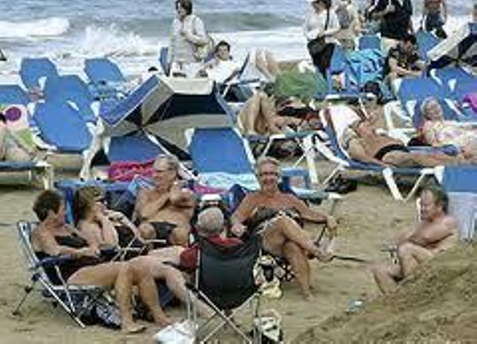Turistas en Gran Canaria.