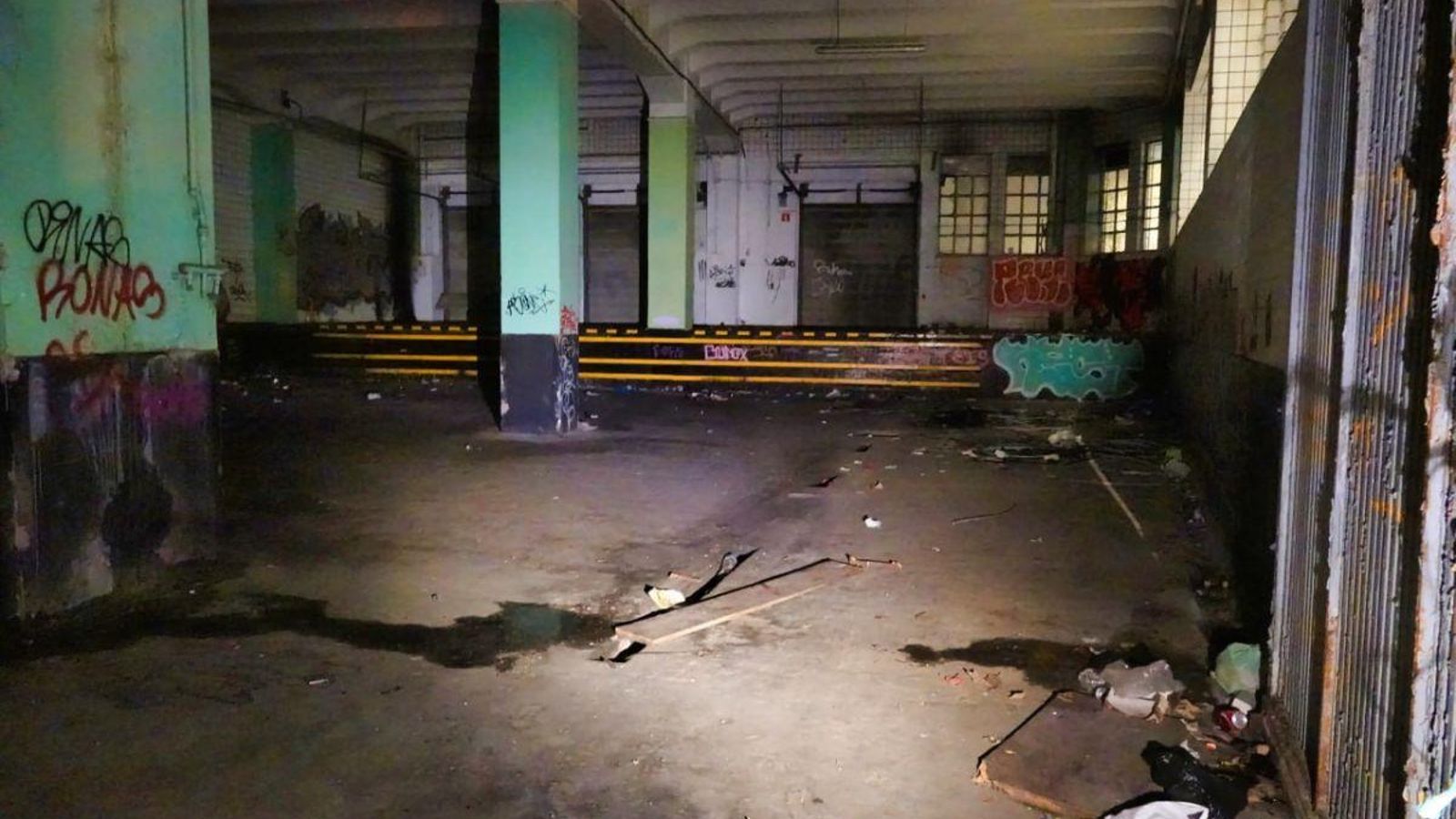 En esta nave vivió Judith con su pareja durante un tiempo.