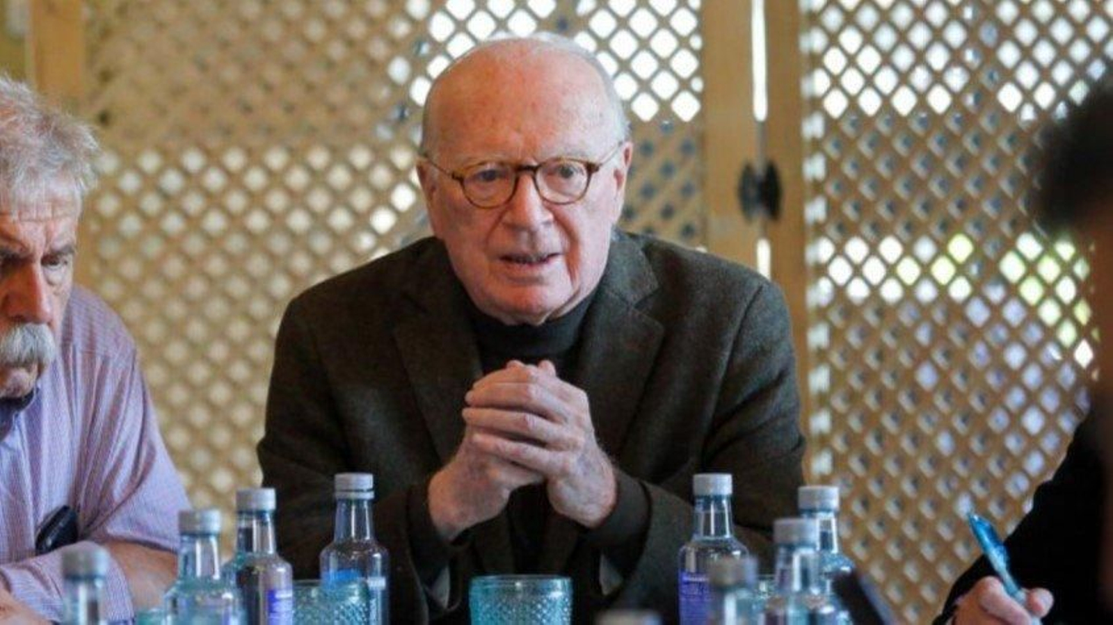 Nicolás Santorius, ayer en el hotel Los Escudos en Vigo.