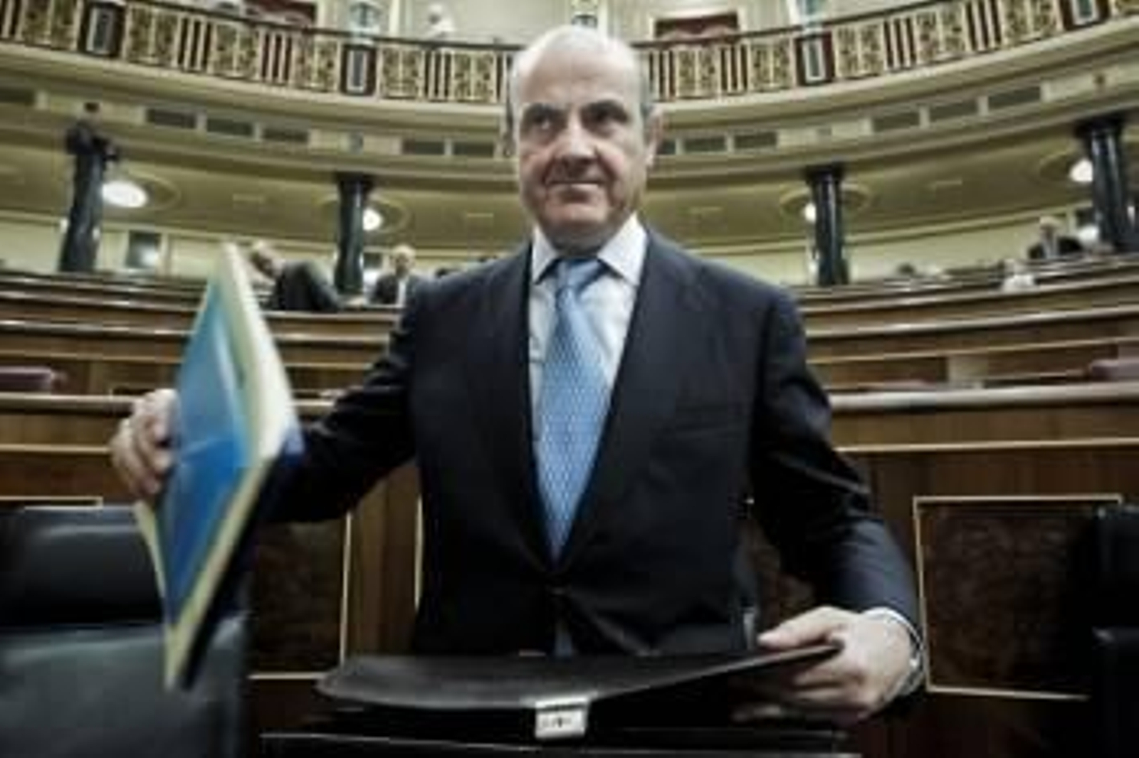 El ministro de Economía y Competitividad, Luis de Guindos. (Foto: EMILIO NARANJO.)
