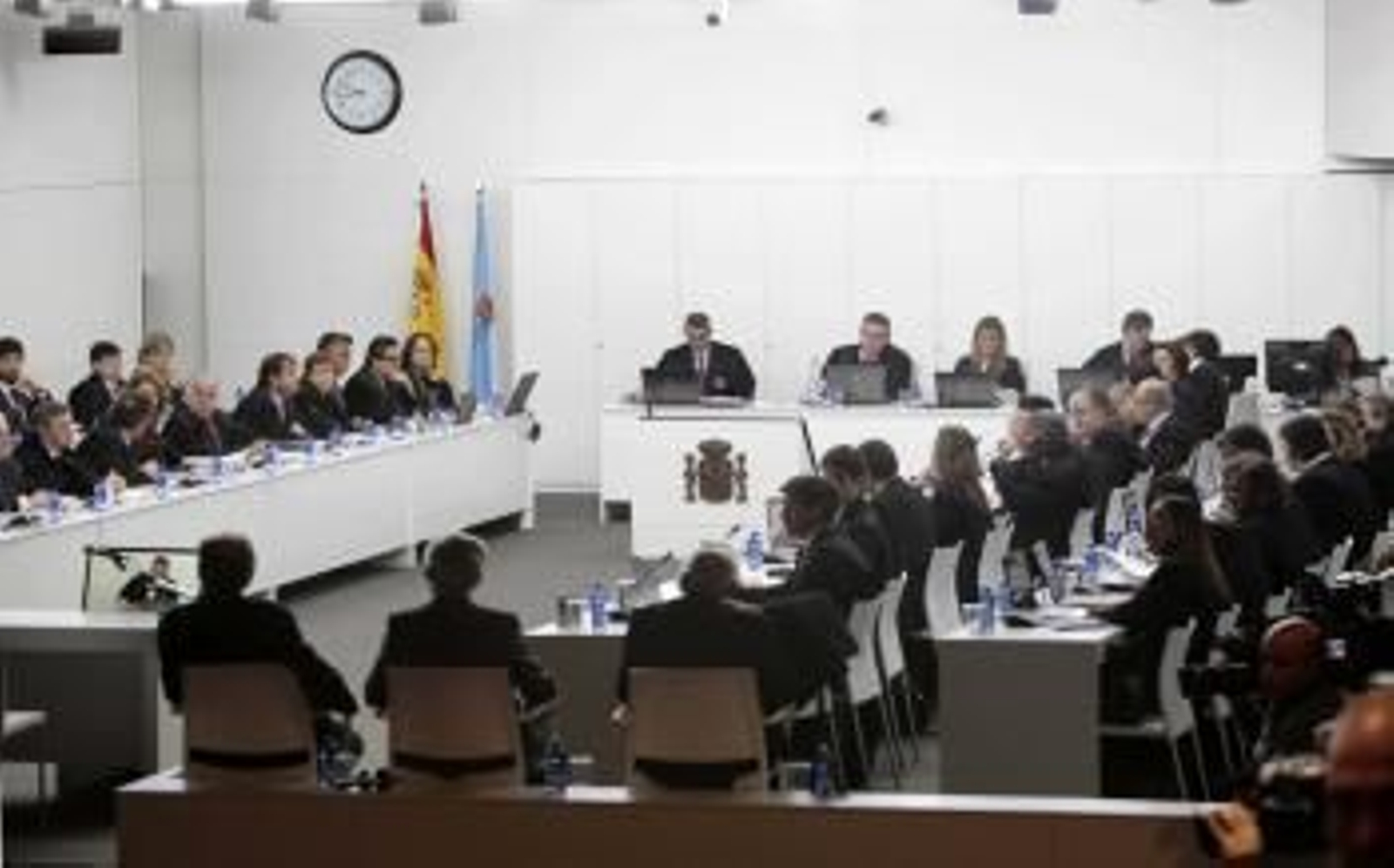 Vista general de la sala donde se celebra el juicio