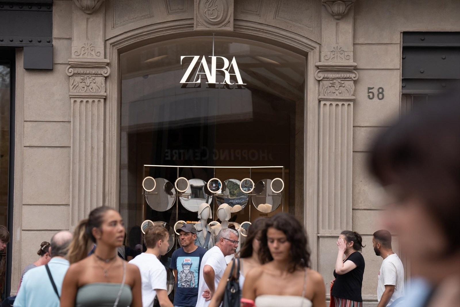 Una tienda de Zara, perteneciente al grupo Inditex. // E.P.