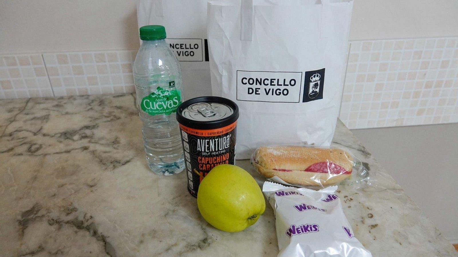 Los tentempiés para los que les toca mesa este 18F en Vigo.