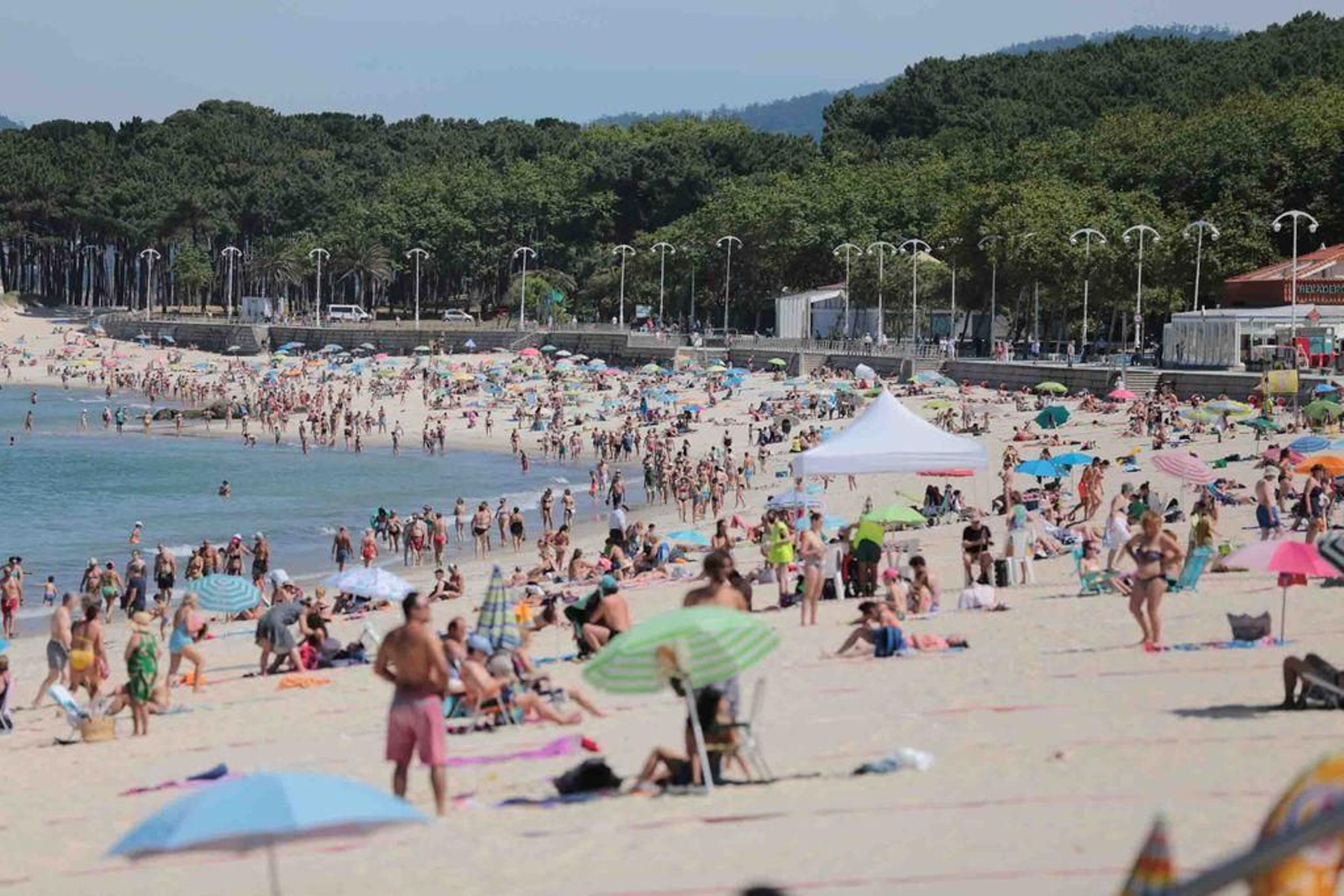 Los expertos reconocen que no se ha producido una pérdida significativa de arena en la playa.