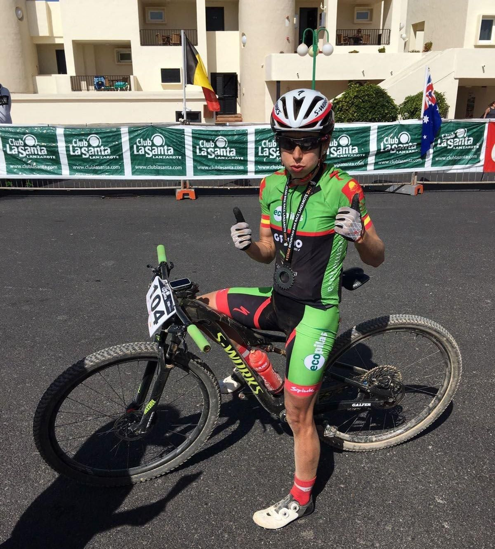 Susana Alonso ha competido durante cuatro días en Lanzarote.