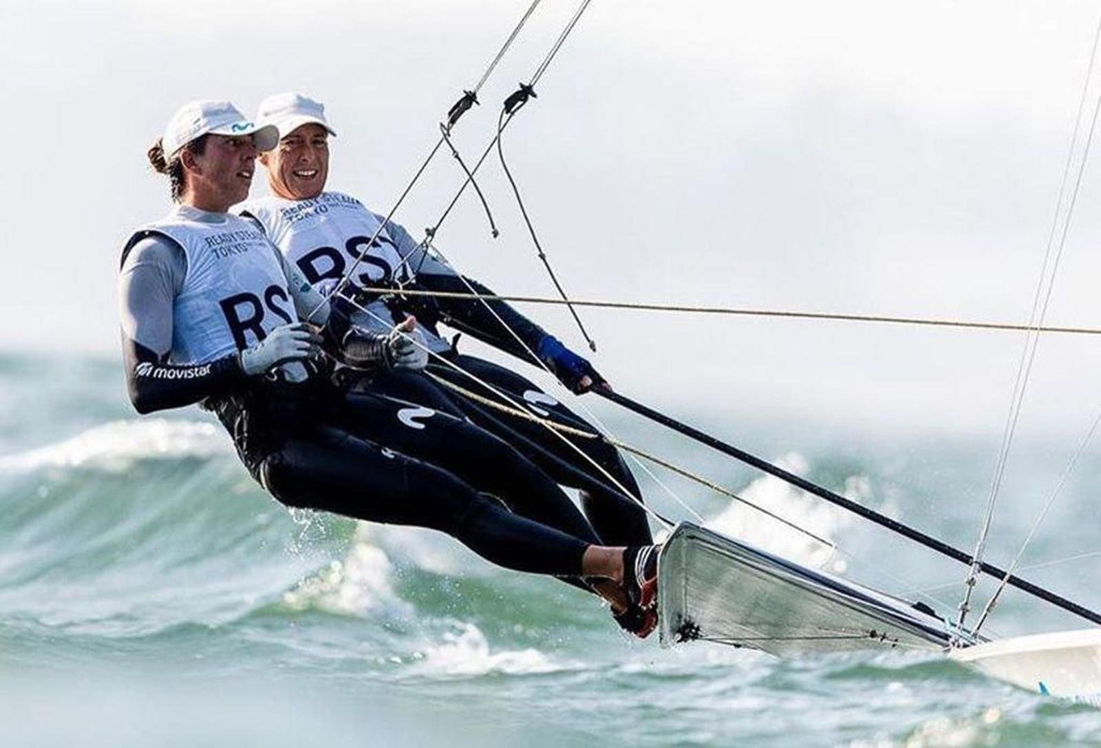 Paula Barceló y Támara Echegoyen, en Japón.