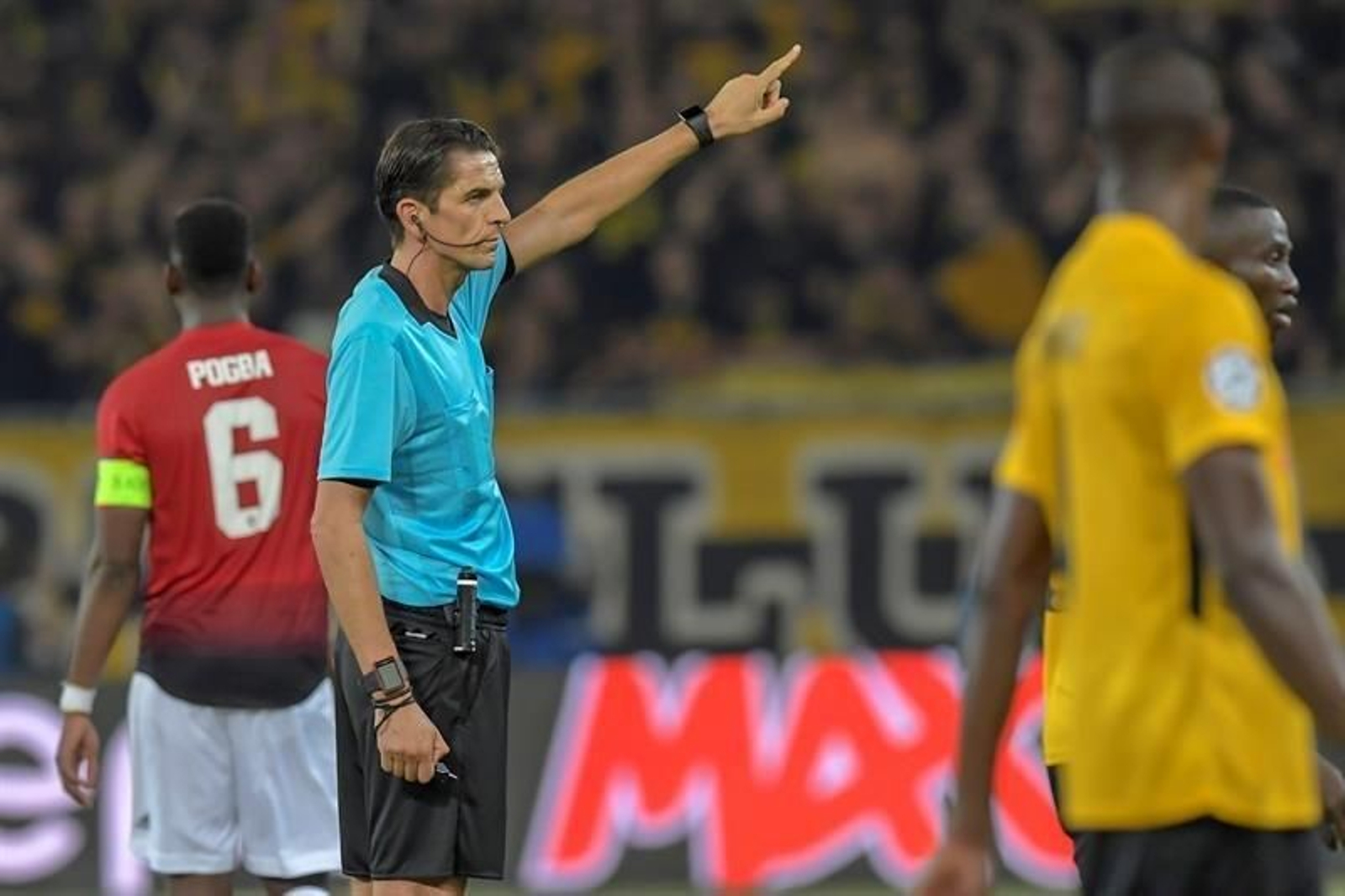 Un colegiado de la Copa de Europa.