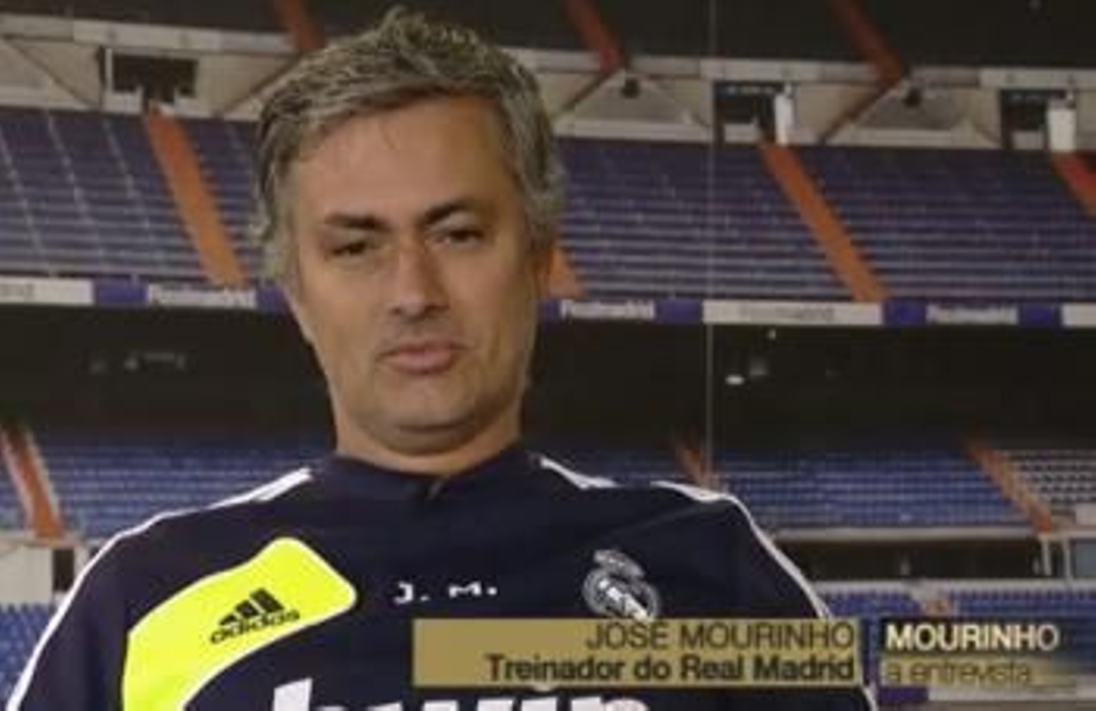 Jose Mourinho, en la entrevista que concedió a una televisión lusa.