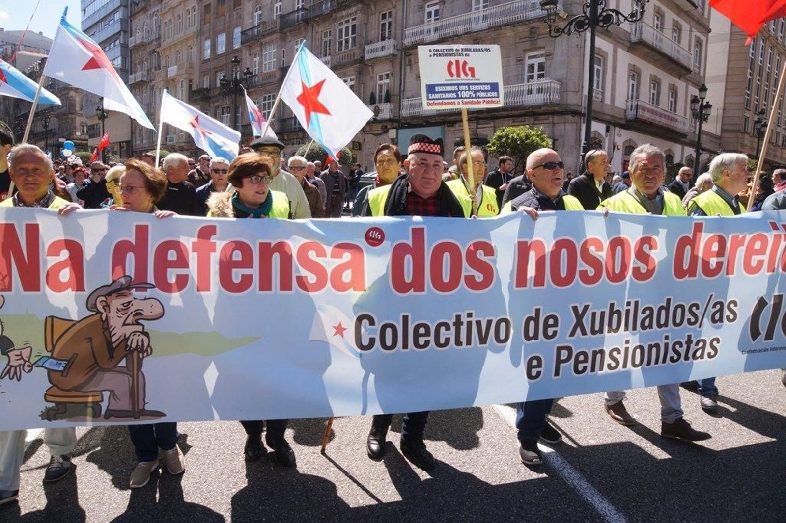 La manifestación de la CIG en Vigo  40