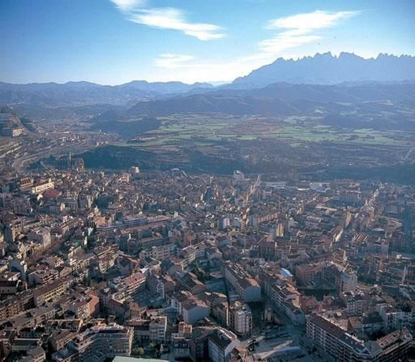Vista de Manresa, en Barcelona.
