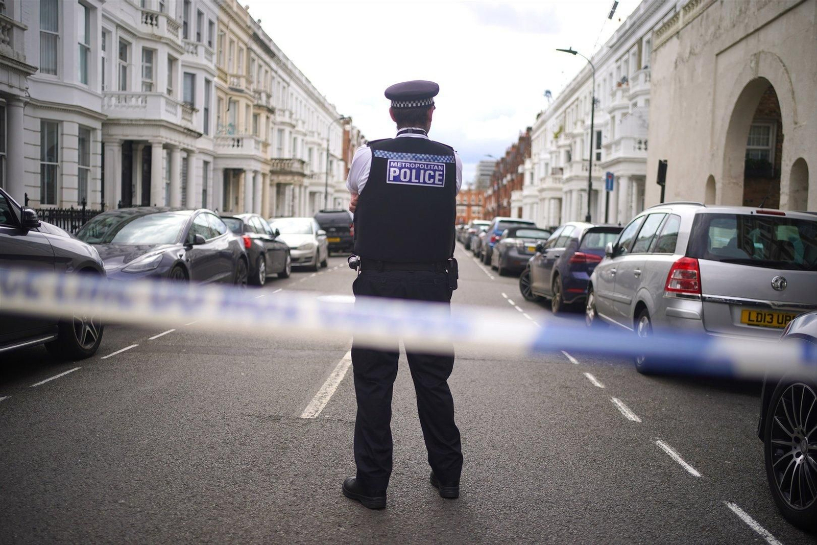 Un policía en Londres. // Europa Press