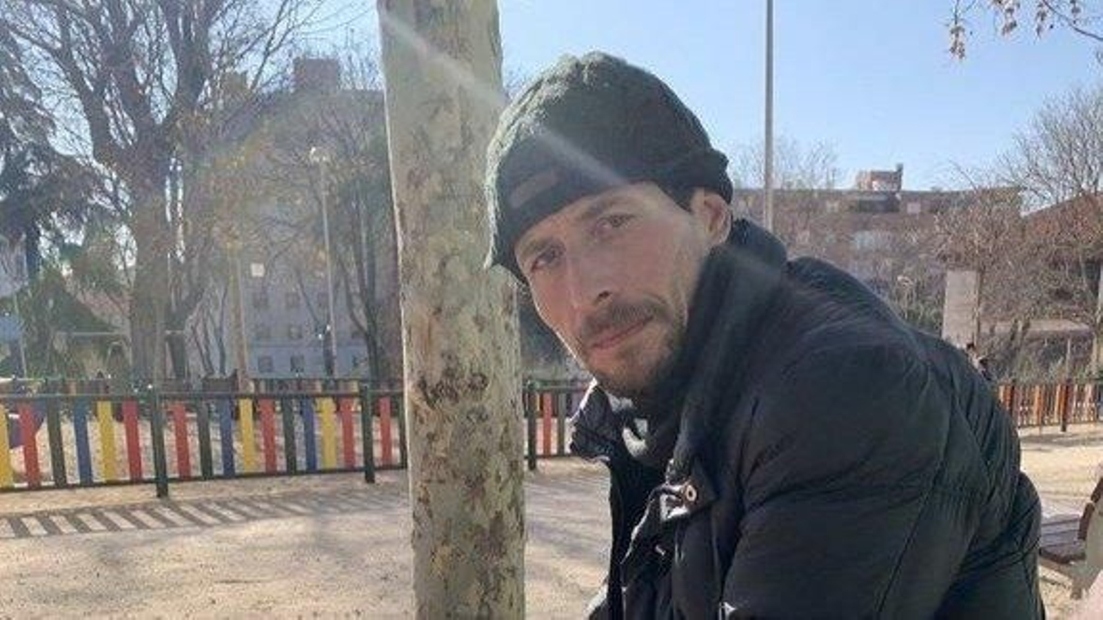 Robert, el refugiado sirio, fotografiado por Juan Carlos Mohr en Madrid.