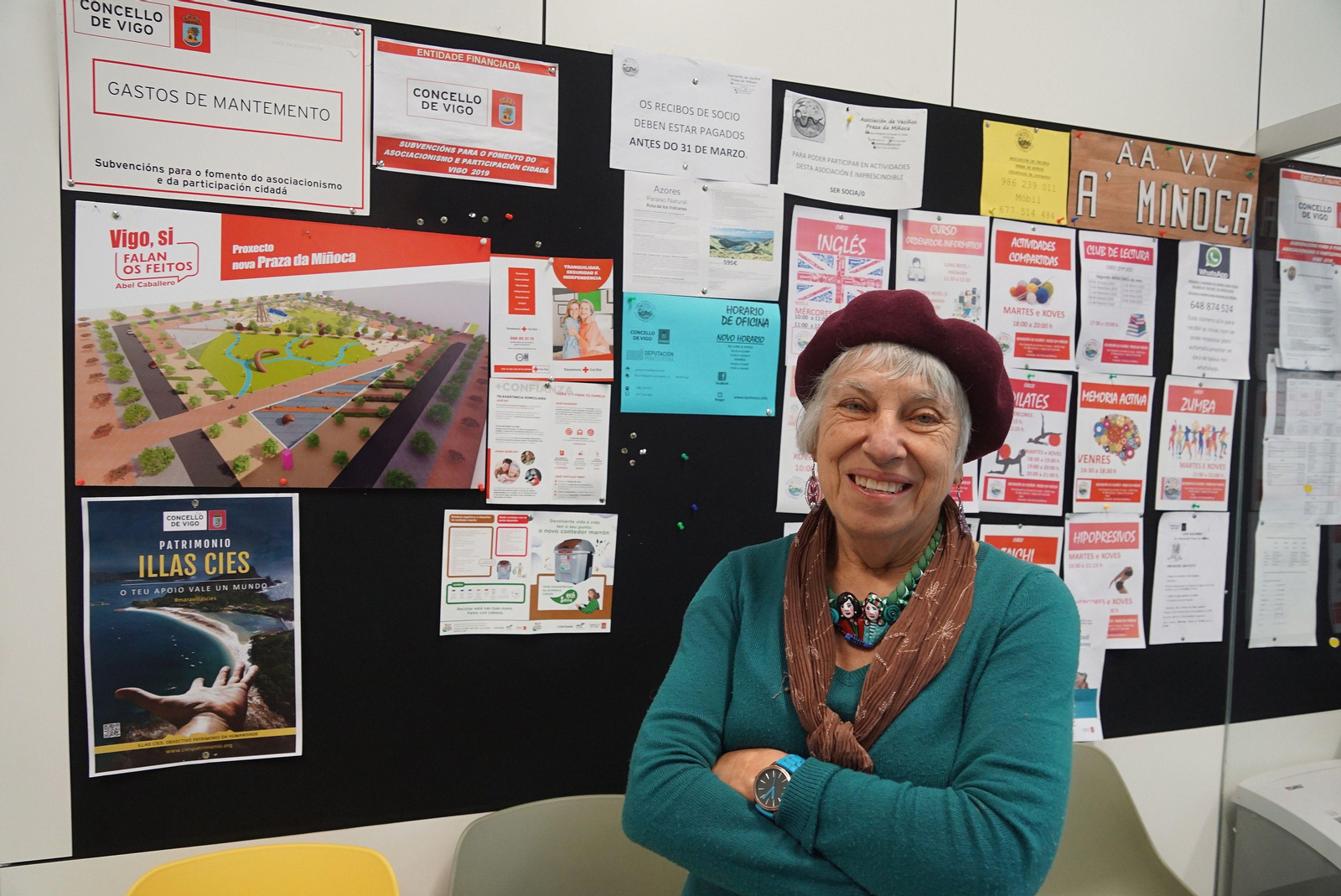 Marisé Pérez lleva diez años como voluntaria.