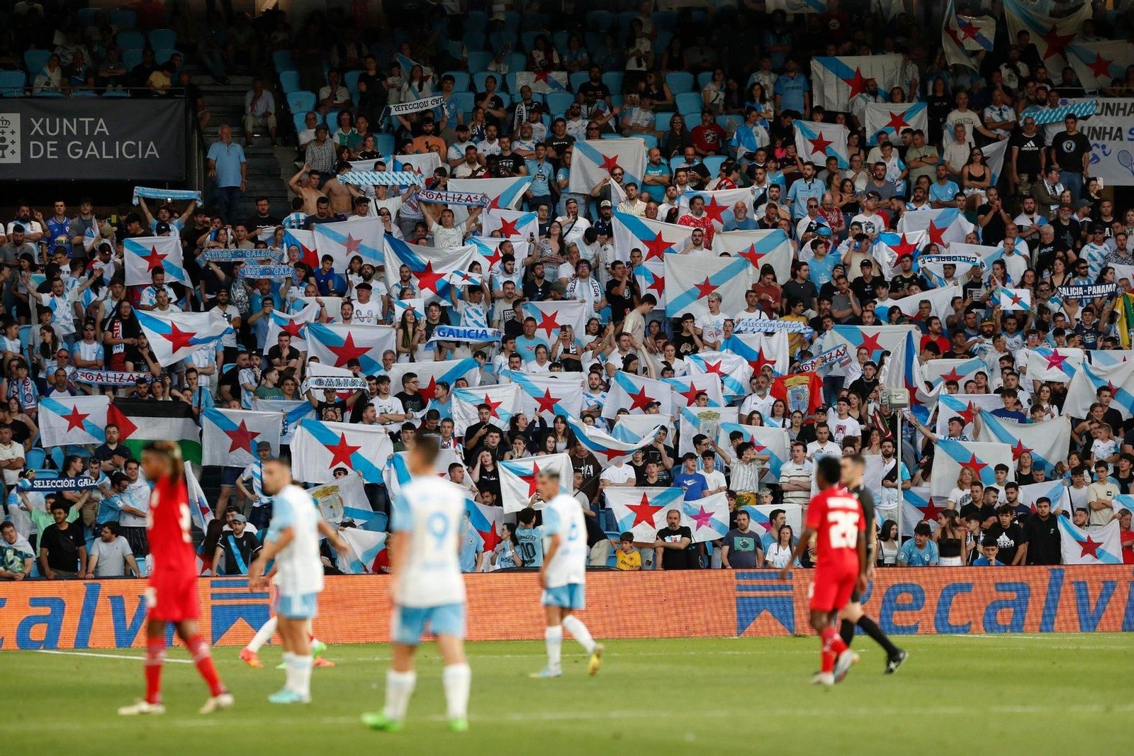 Estreleiras en Balaídos.