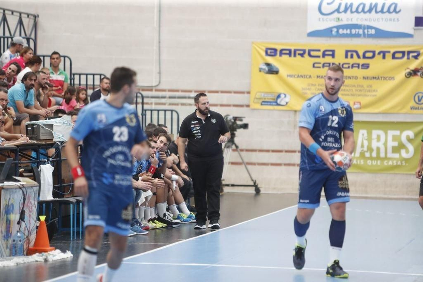 Nacho Moyano se estrena esta temporada en un banquillo de la Liga Asobal.