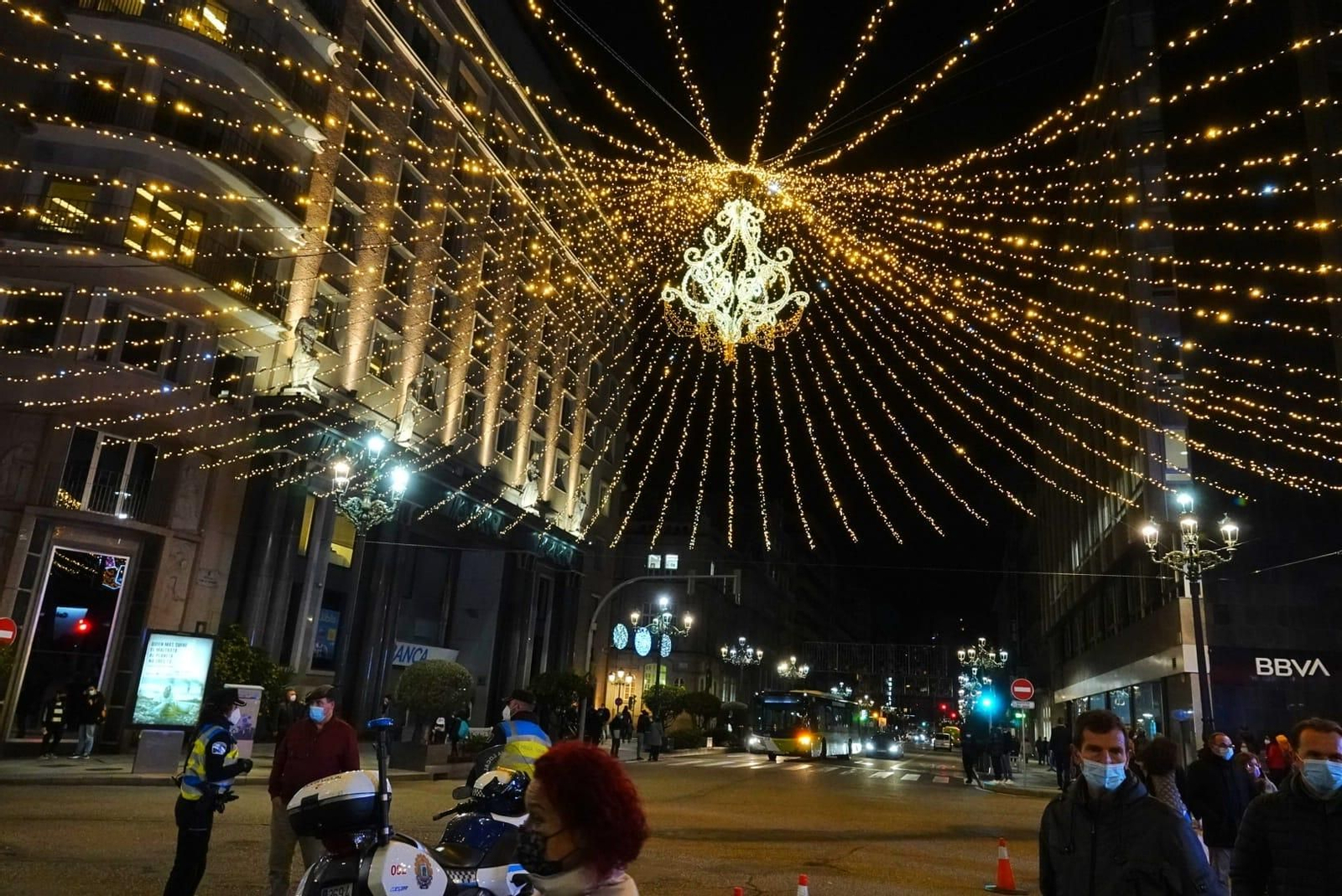Encendido de las luces de la Navidad en Vigo // Vicente