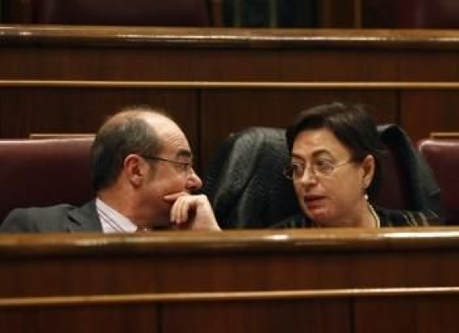 Francisco Jorquera y Olaia Fernández Davila, diputados del BNG en el Congreso.