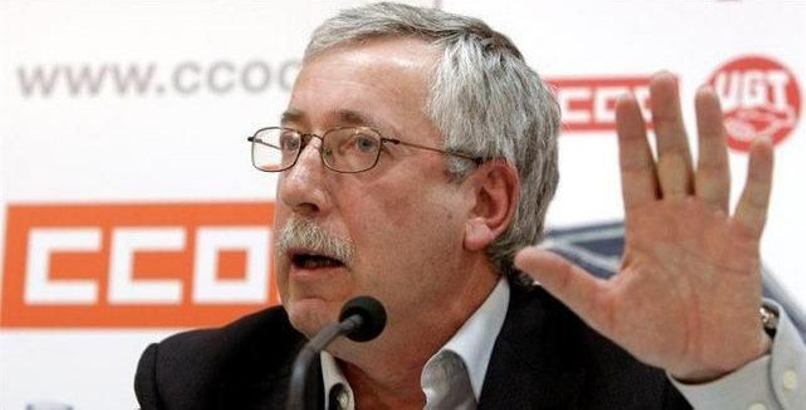 El secretario general de CCOO Ignacio Fernández Toxo