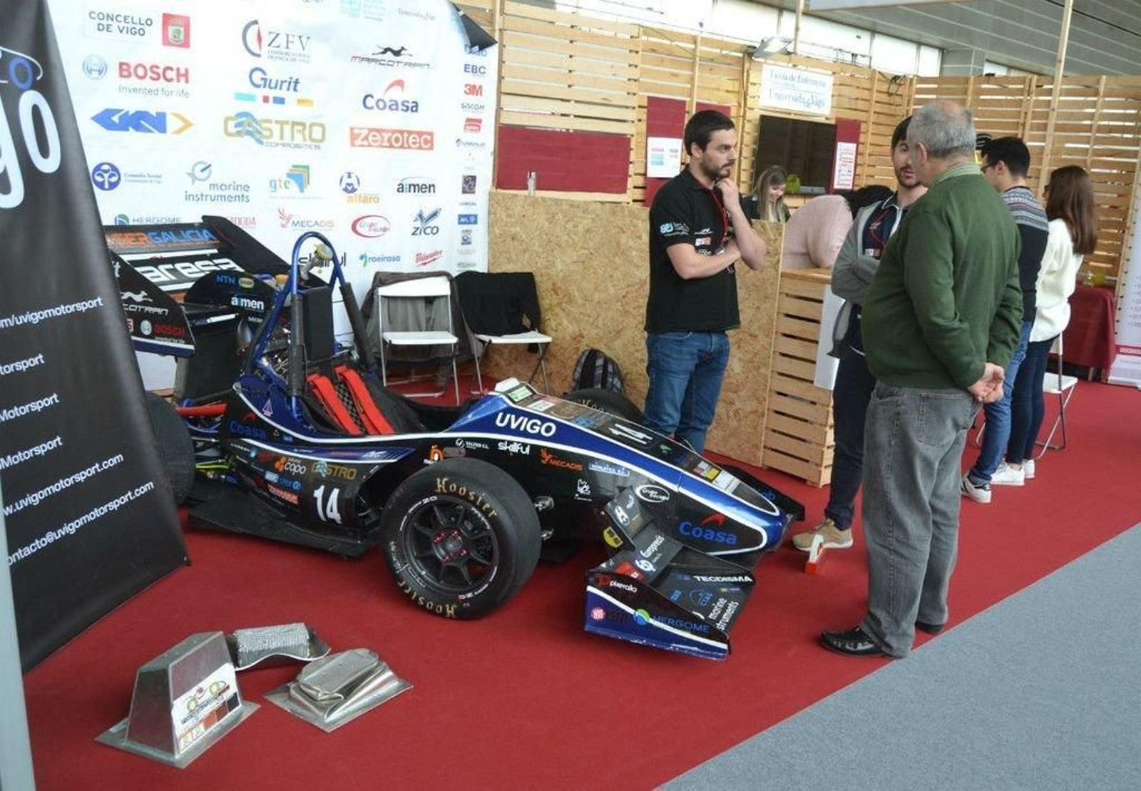 La Universidad exhibe su monoplaza