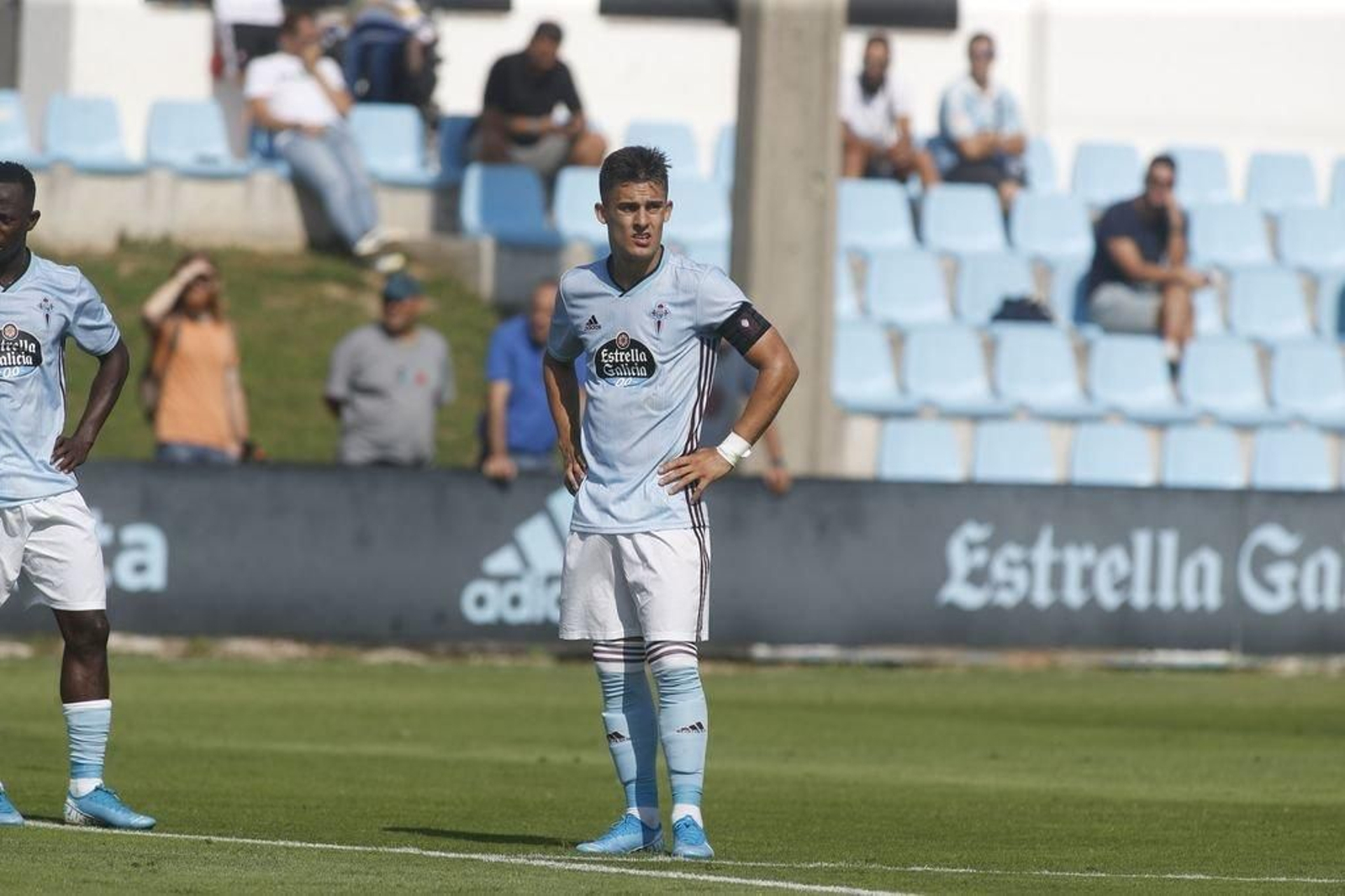 Pampín agradece ser capitán en su tercera campaña en el Celta B.