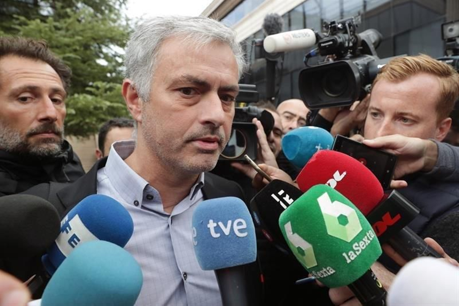El exentrenador del Real Madrid Jose Mourinho