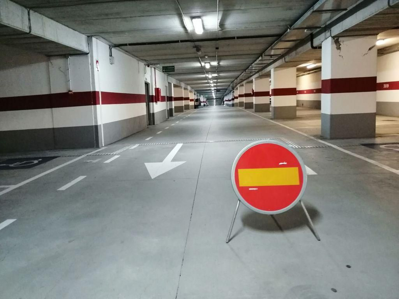 El parking de Jenaro de la Fuente, prácticamente vacío, pasa a llamarse do Calvario