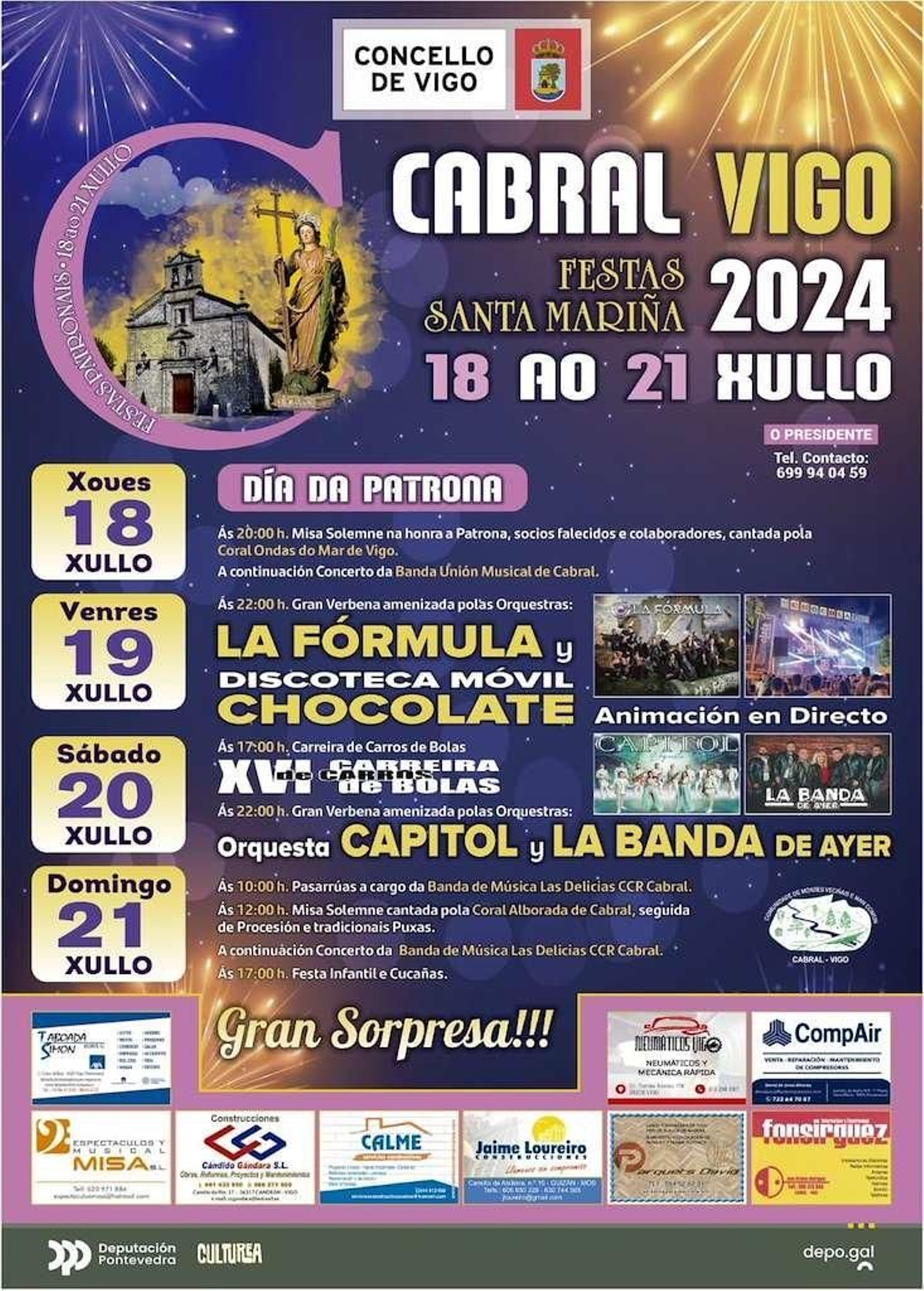 Fiestas de Santa Marina de Cabral.
