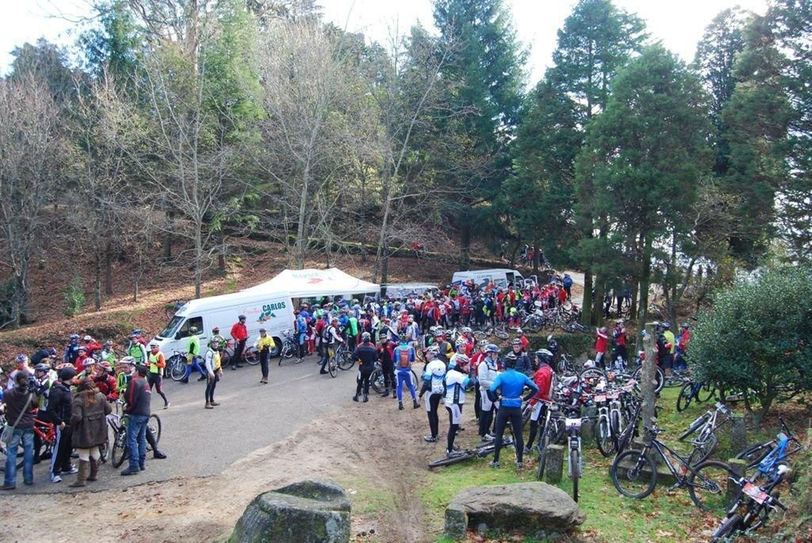 La II Marcha Internacional Btt Atios, espera superar los 500 ciclistas participantes en 2015.