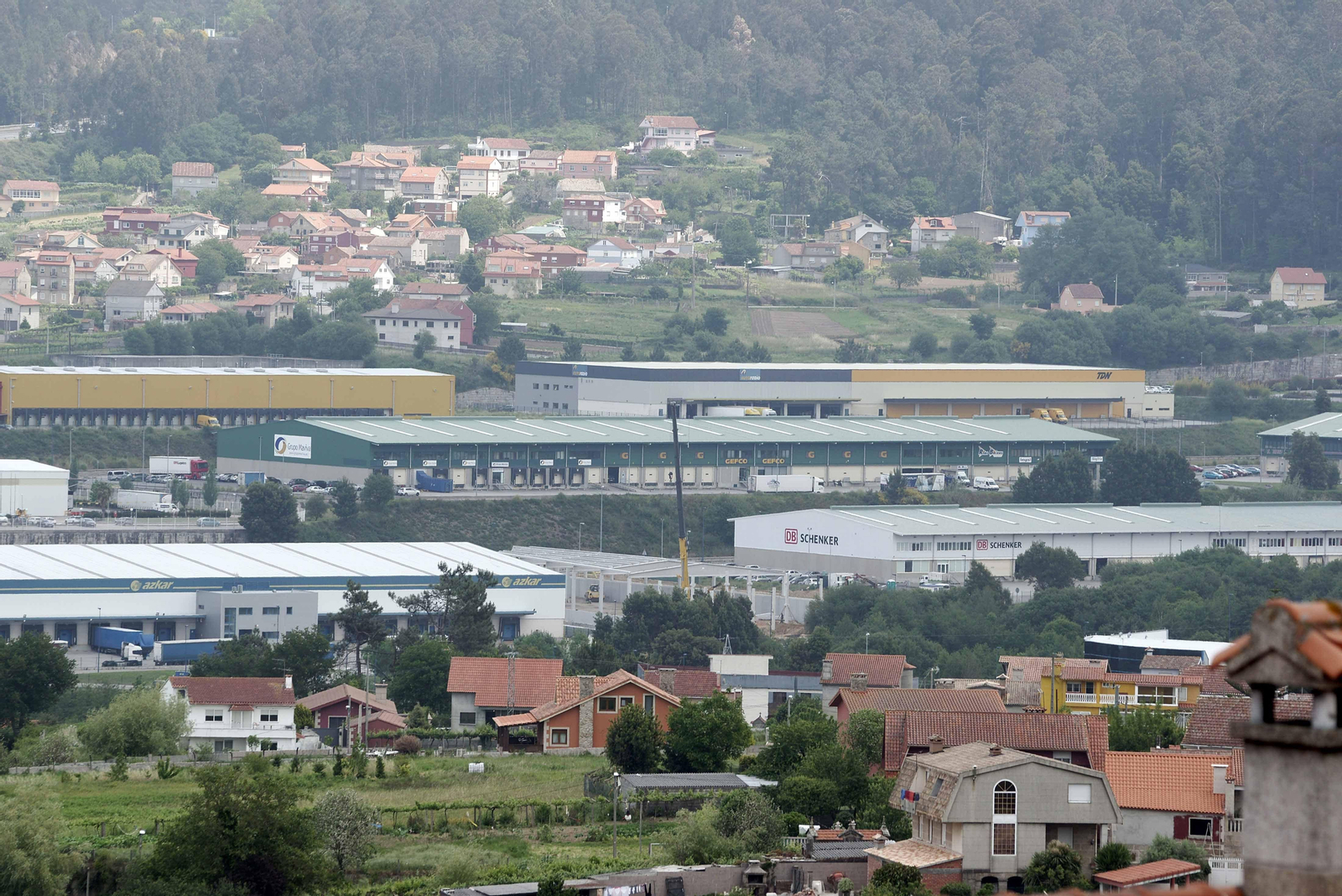 El próximo polígono industrial, donde se pretende ubicar Ikea, se construirá a continuación del Parque Tecnológico y Logístico (PTL) de Valadares.